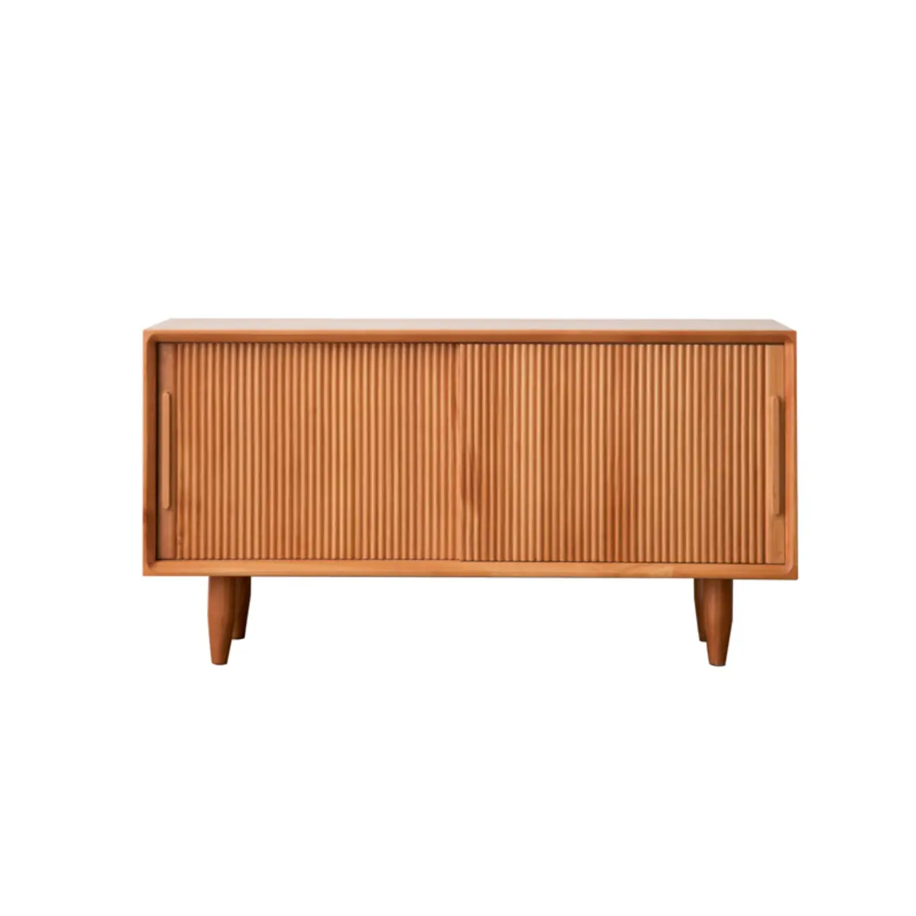 Entryway Walnut Wooden Shoe Bench with Sliding Doors Image - 14 | homeyfad