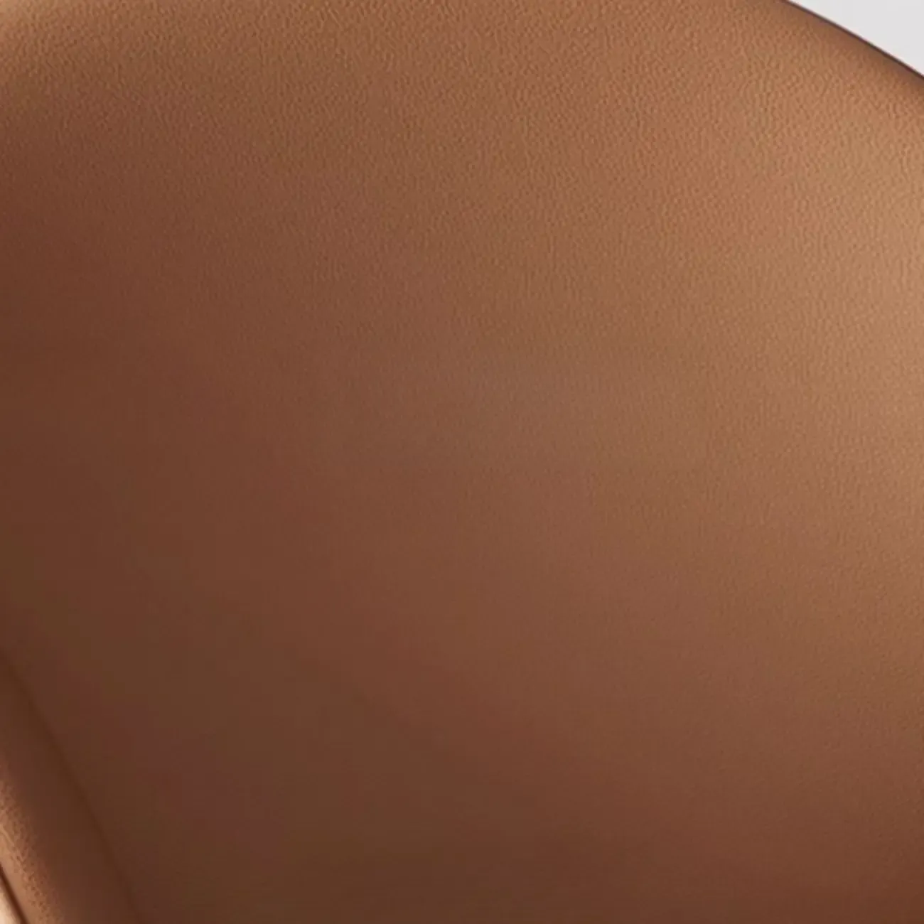 Art Deco Low Back Leather Dining Chair with Arms Image - 5