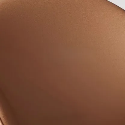 Art Deco Low Back Leather Dining Chair with Arms Image - 5