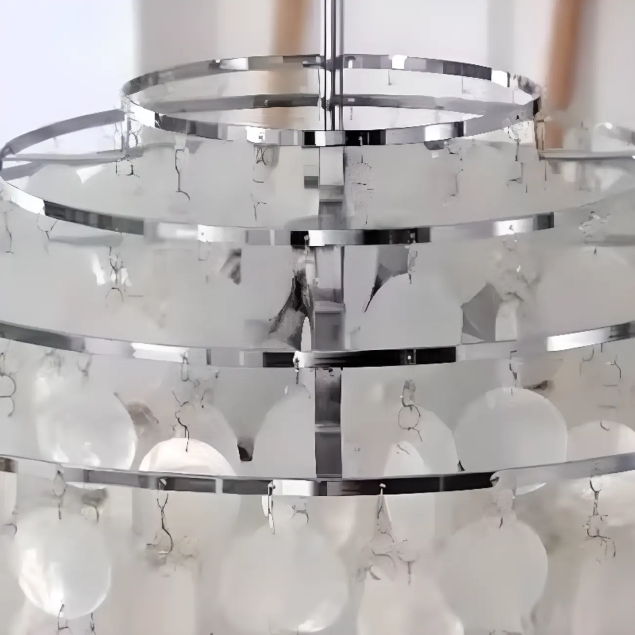 Retro Metal Coppery Tiered Shell Wind Chimes Chandelier Image - 7 | homeyfad