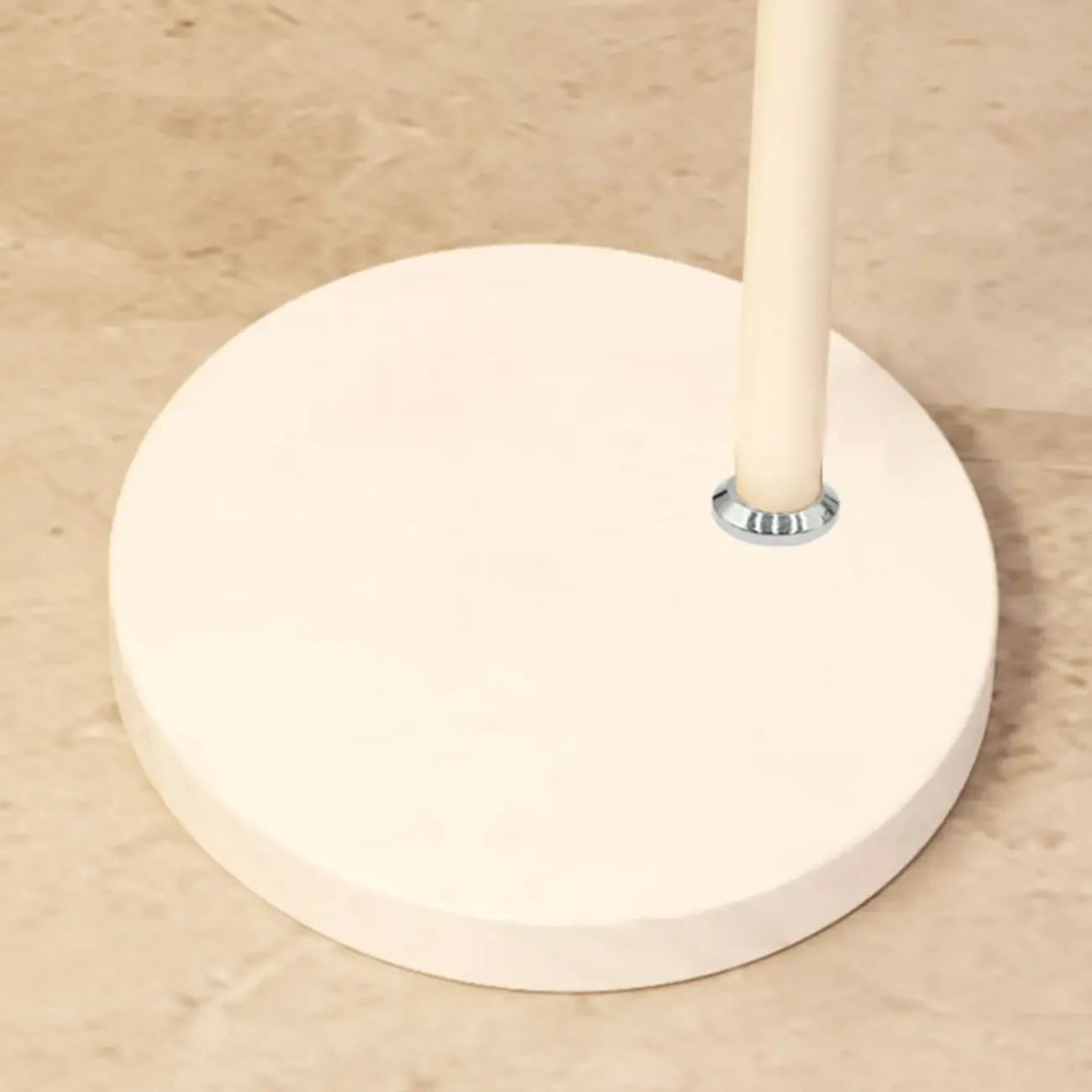 Orange Glass Shade Adjustable Black Floor Lamp Image - 7