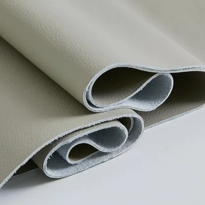 Modern Faux Leather Wingback Dining Chair Image - 12