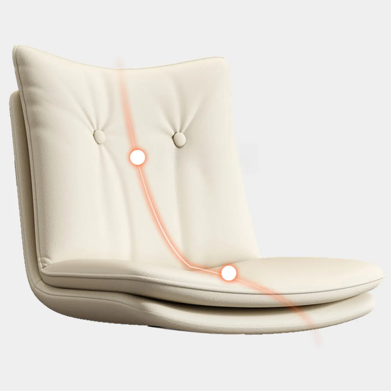 Adjustable Leather Low Back Swivel Bar Stools with Footrest Image - 6 | homeyfad