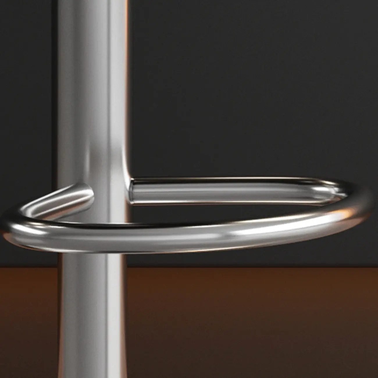 Adjustable Leather Low Back Swivel Bar Stools with Footrest Image - 5 | homeyfad