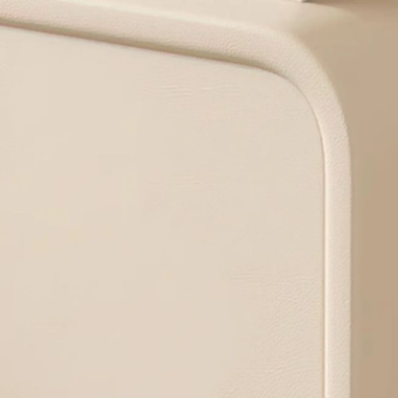 Simplistic 2 Tiers Vinyl Leather Nightstand with Drawer Storage Image - 8 | homeyfad