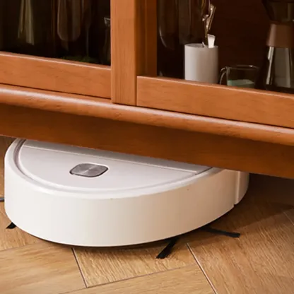 Lighting Cherry Wood 2-Drawer Open Storage Sideboard Image - 9