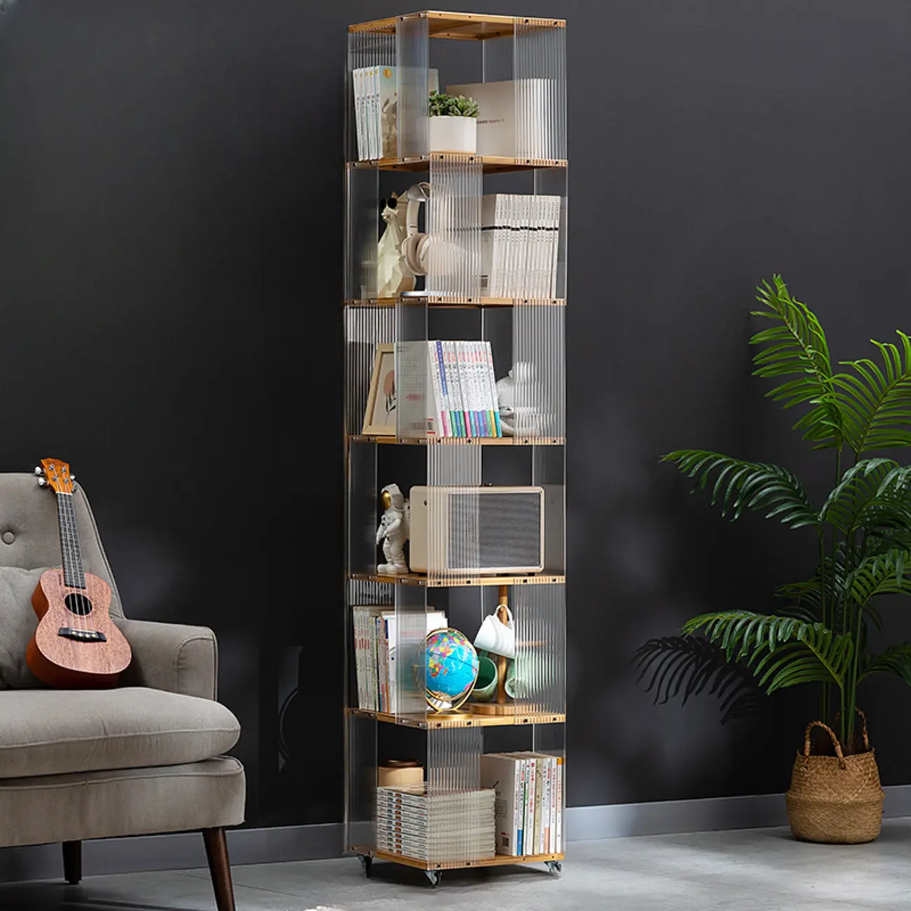 Minimalist Wall Corner with Polymethyl Methacrylate (PMMA) Frame Image - 3 | homeyfad