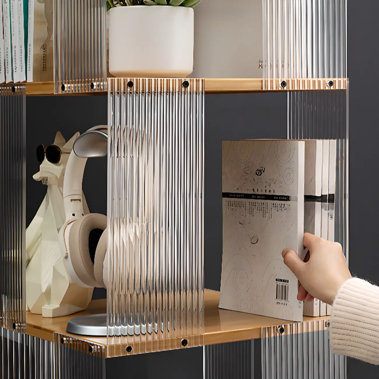 Minimalist Wall Corner with Polymethyl Methacrylate (PMMA) Frame Image - 2 | homeyfad