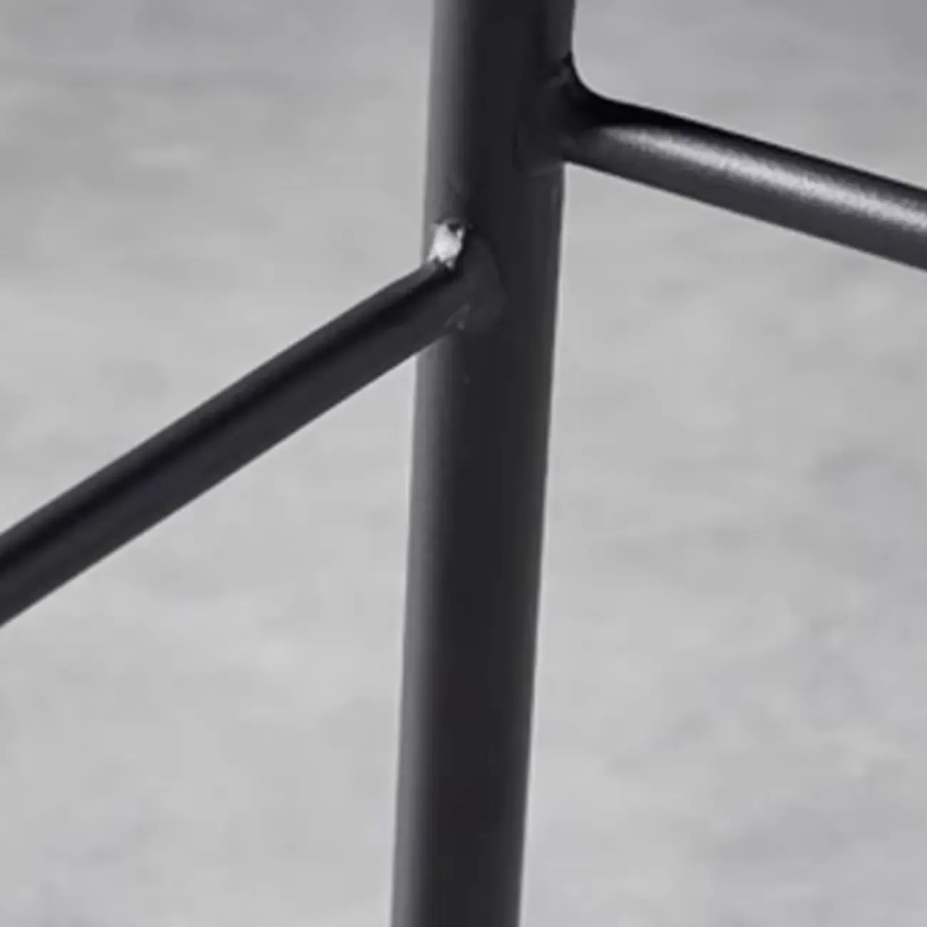 Simplistic Leather Bar Stool  with Backrest and Foot Support Image - 19