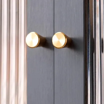 Grey Shelf Organizer with 2 Drawers and Synthetic Door Image - 7