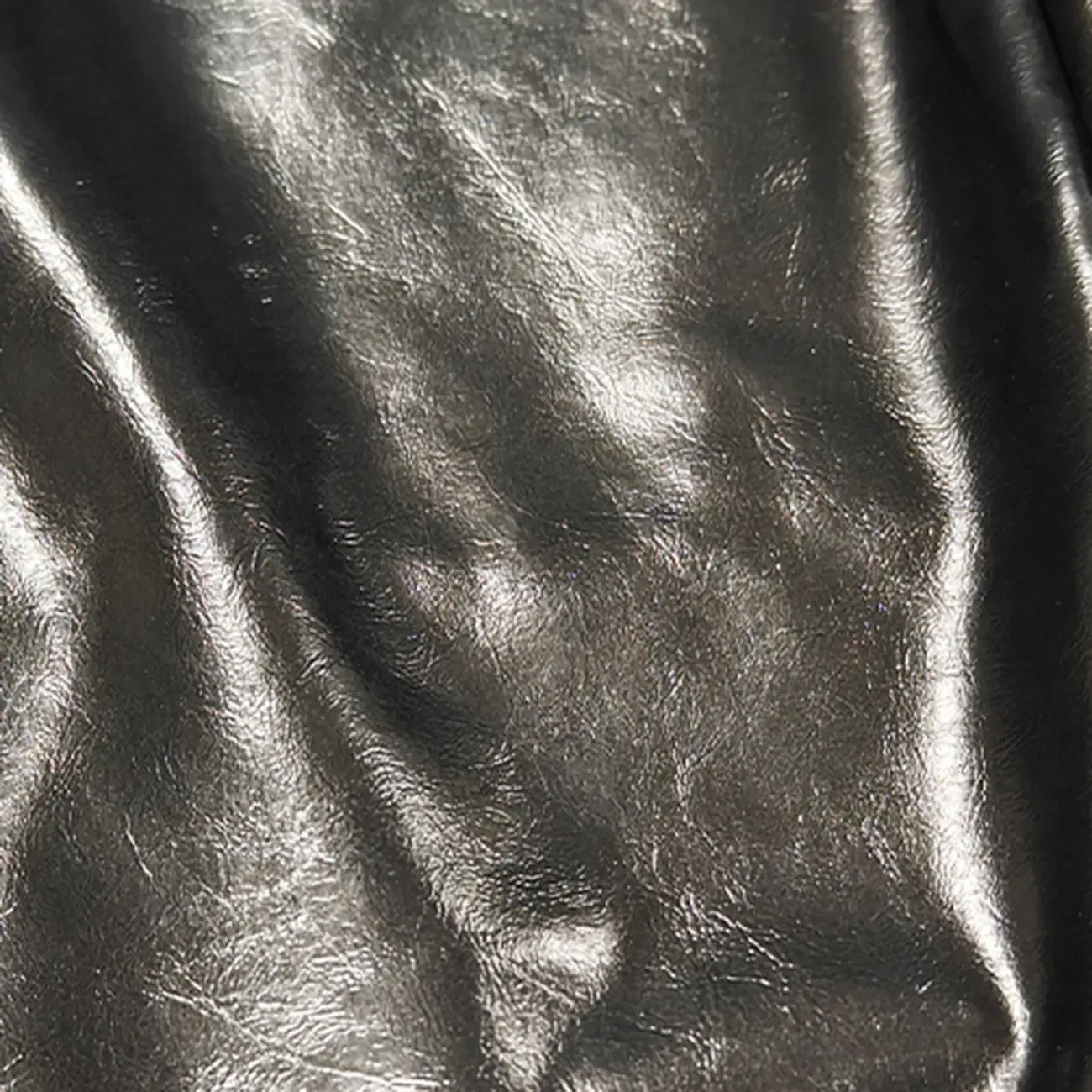 Modern Oiled Leather Mid-Back Accent Chair with Arms Image - 8