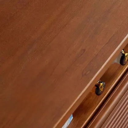  360° Rolling Flower-Shaped Wooden Lift-Top Coffee Table Image - 5