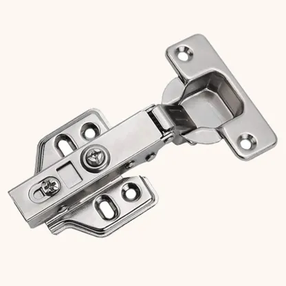 Vertical Timber Shelf Organizer with 5 Shelves and Transparent Glass Door Closed Back Image - 11