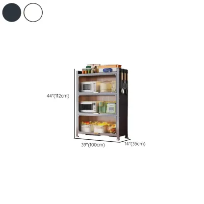 Narrow Steel Multi-Shelf Lift-Up Door Buffet Cabinet Image - 17