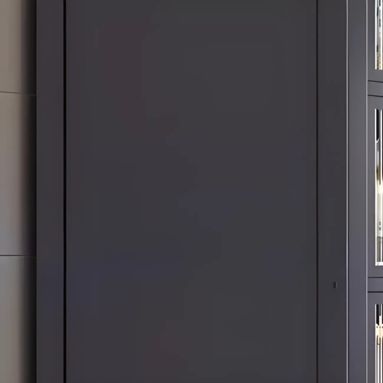 Simple Modern Metal Multi-Cabinet Lift-Up Door Sideboard Image - 10