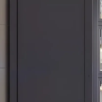 Simple Modern Metal Multi-Cabinet Lift-Up Door Sideboard Image - 10