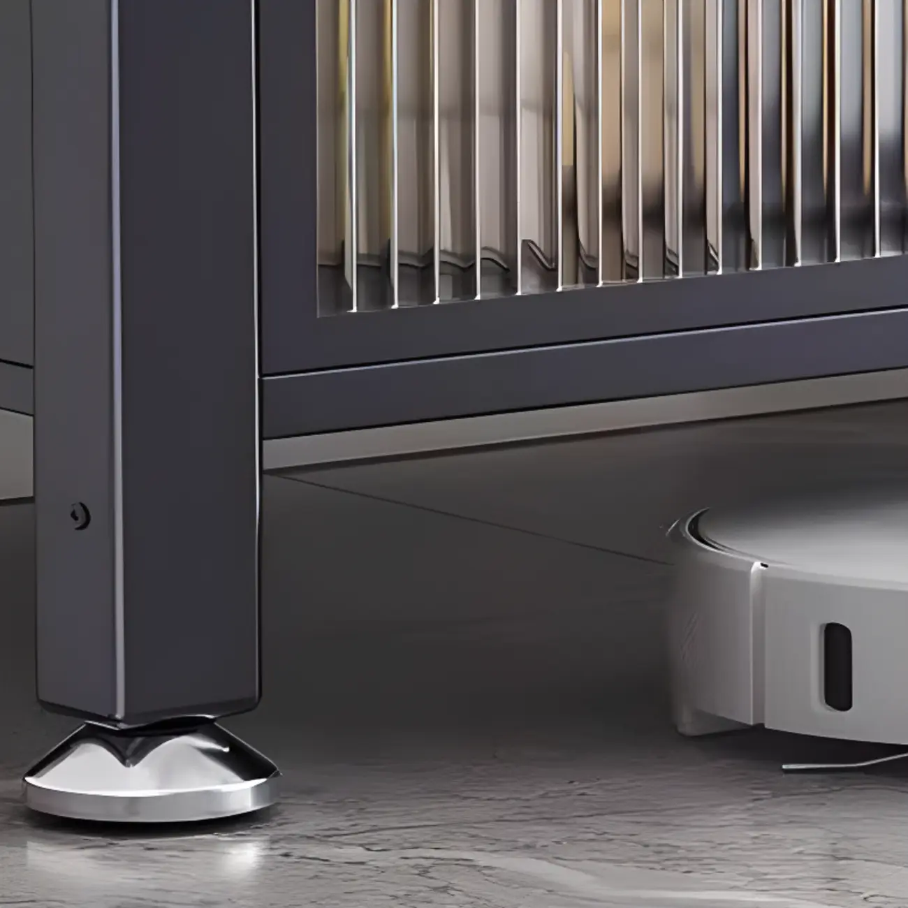 Simple Modern Metal Multi-Cabinet Lift-Up Door Sideboard Image - 13 | homeyfad