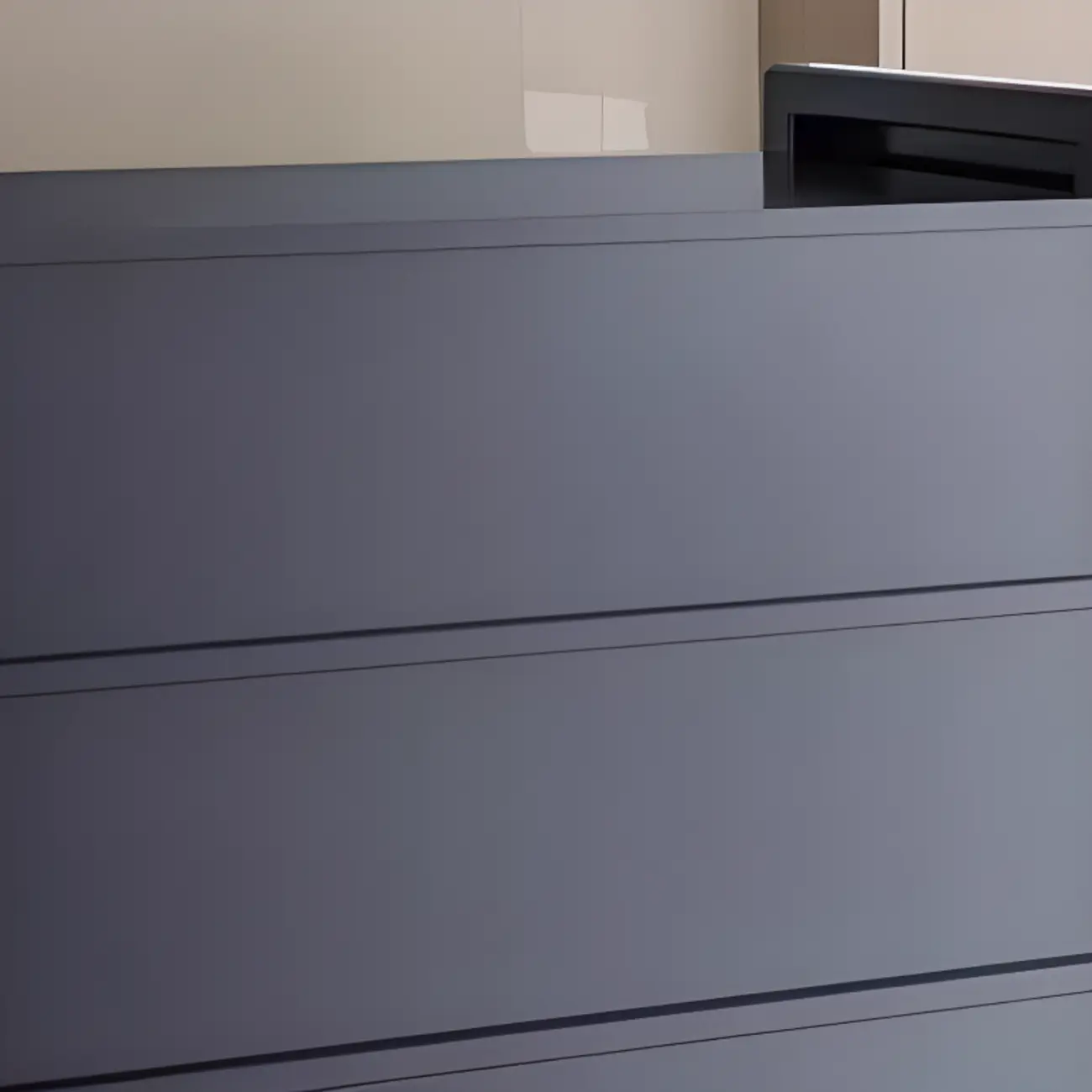 Simple Modern Metal Multi-Cabinet Lift-Up Door Sideboard Image - 12 | homeyfad