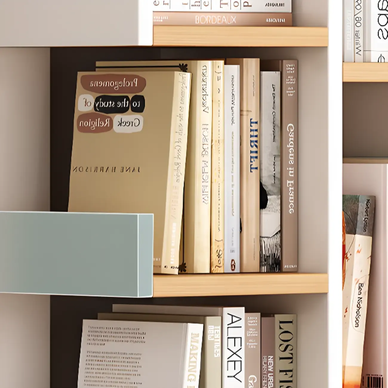 Shelf Organizer with 9 Shelves/11-Shelf in Lumber, Vertical with Artificial Board Open Back Image - 13