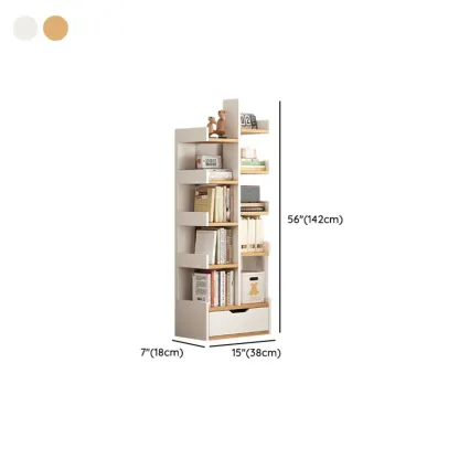 Shelf Organizer with 9 Shelves/11-Shelf in Lumber, Vertical with Artificial Board Open Back Image - 18