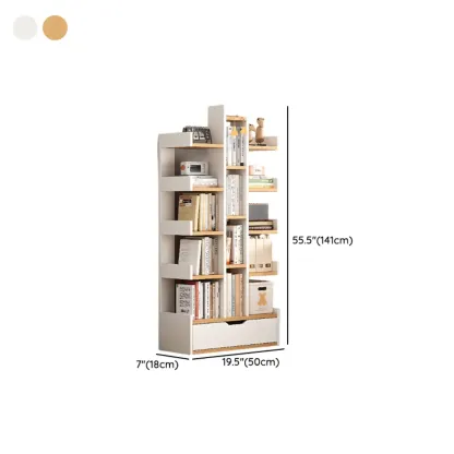 Shelf Organizer with 9 Shelves/11-Shelf in Lumber, Vertical with Artificial Board Open Back Image - 19