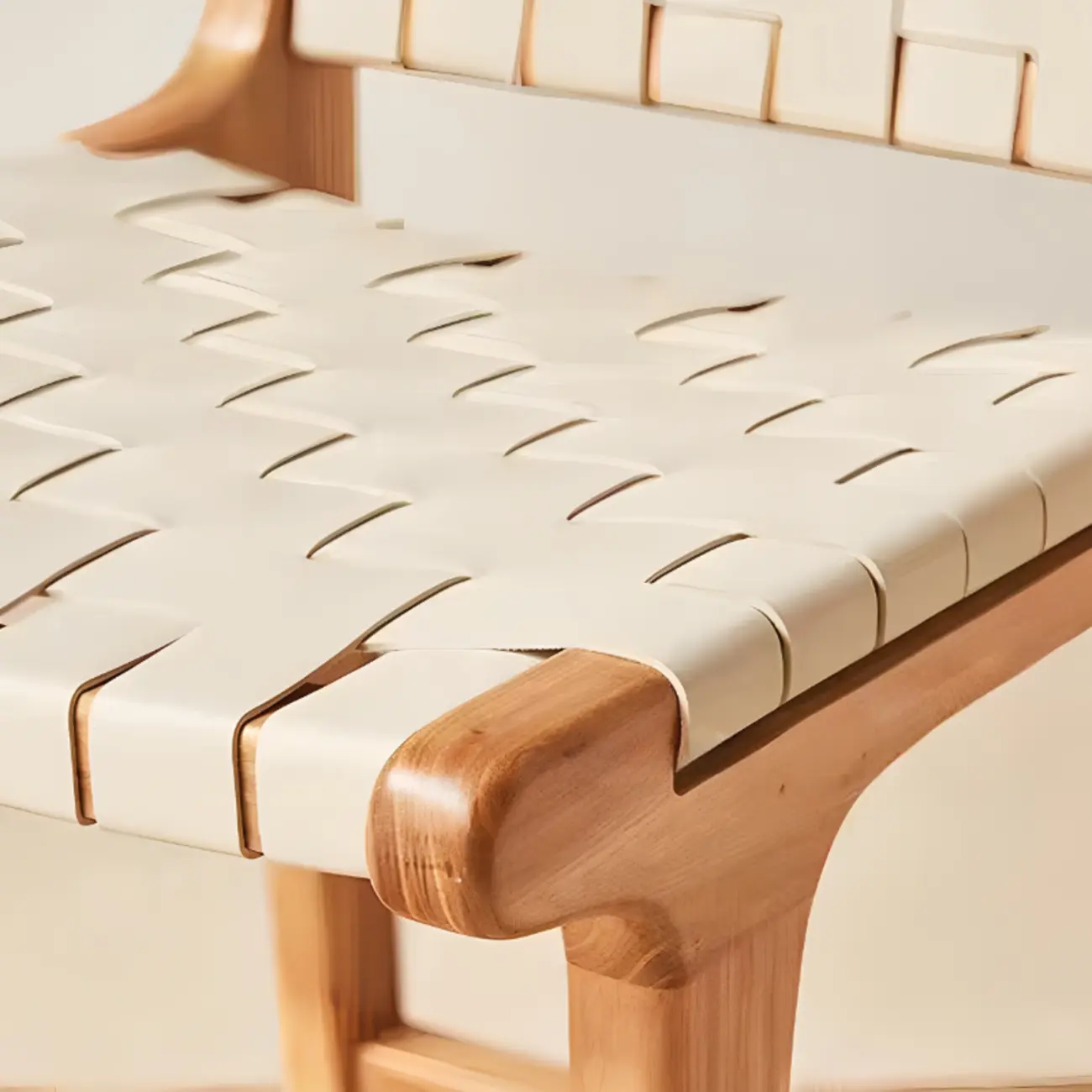 Modern Square Rattan Seat Counter Height Stools with Back Image - 7 | homeyfad