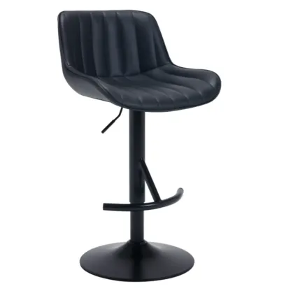 Adjustable Comfortable Leather Modern Bar Stools Image - 5