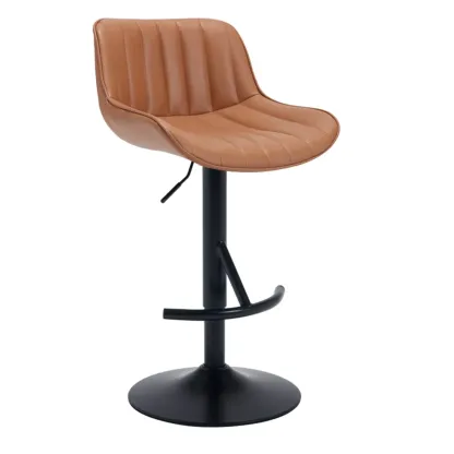 Adjustable Comfortable Leather Modern Bar Stools #size