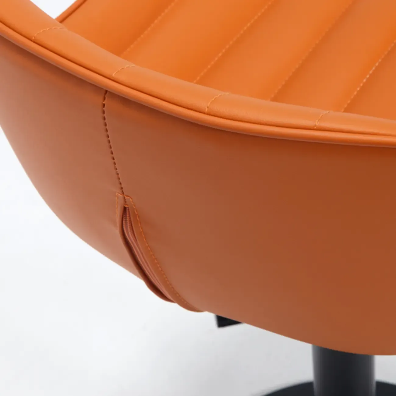 Adjustable Comfortable Leather Modern Bar Stools Image - 8