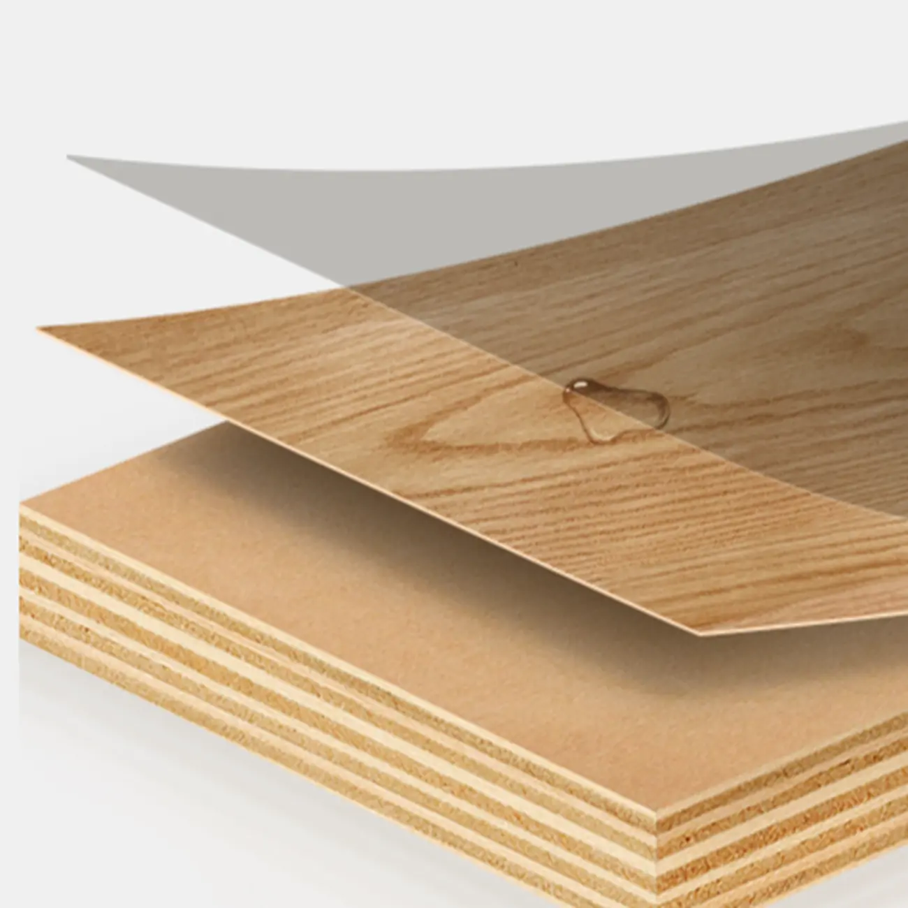 Minimalist Grid Pattern 2 Layer Wooden Nightstand for Bedroom Image - 8 | homeyfad