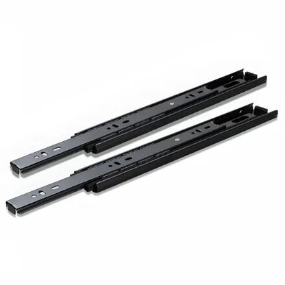 Natural Finish Narrow 6 Shelves Wooden Bookcase with Drawer Image - 12