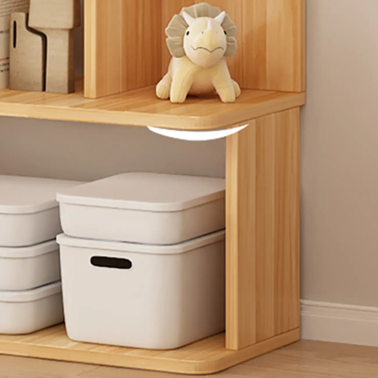 Vertical Open Back Bookshelves with 6 Shelves/5 Shelves/4-Shelf in Manufactured Wood Image - 5