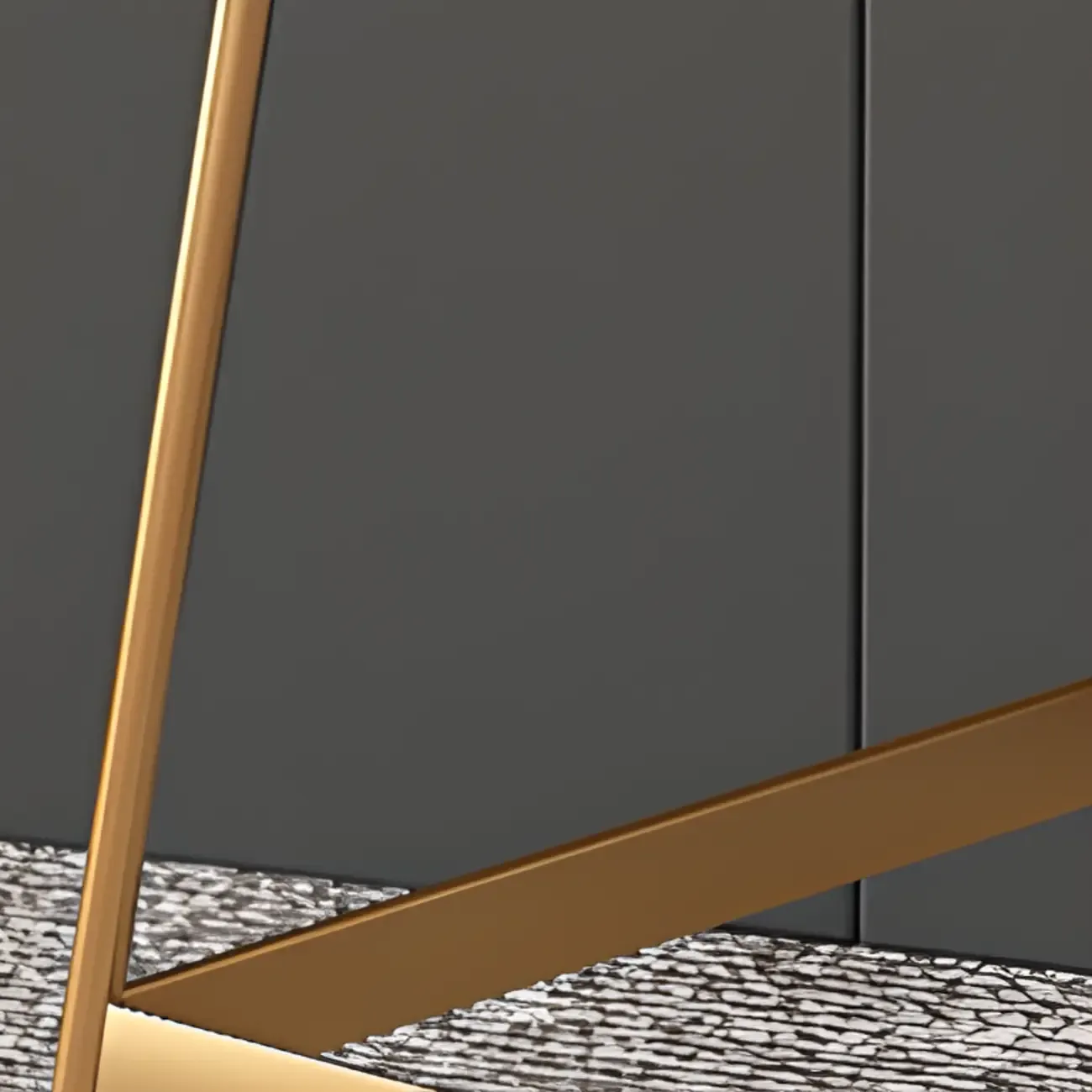 Glam Sled Upholstered Fabric Counter Height Bar Stools Image - 7