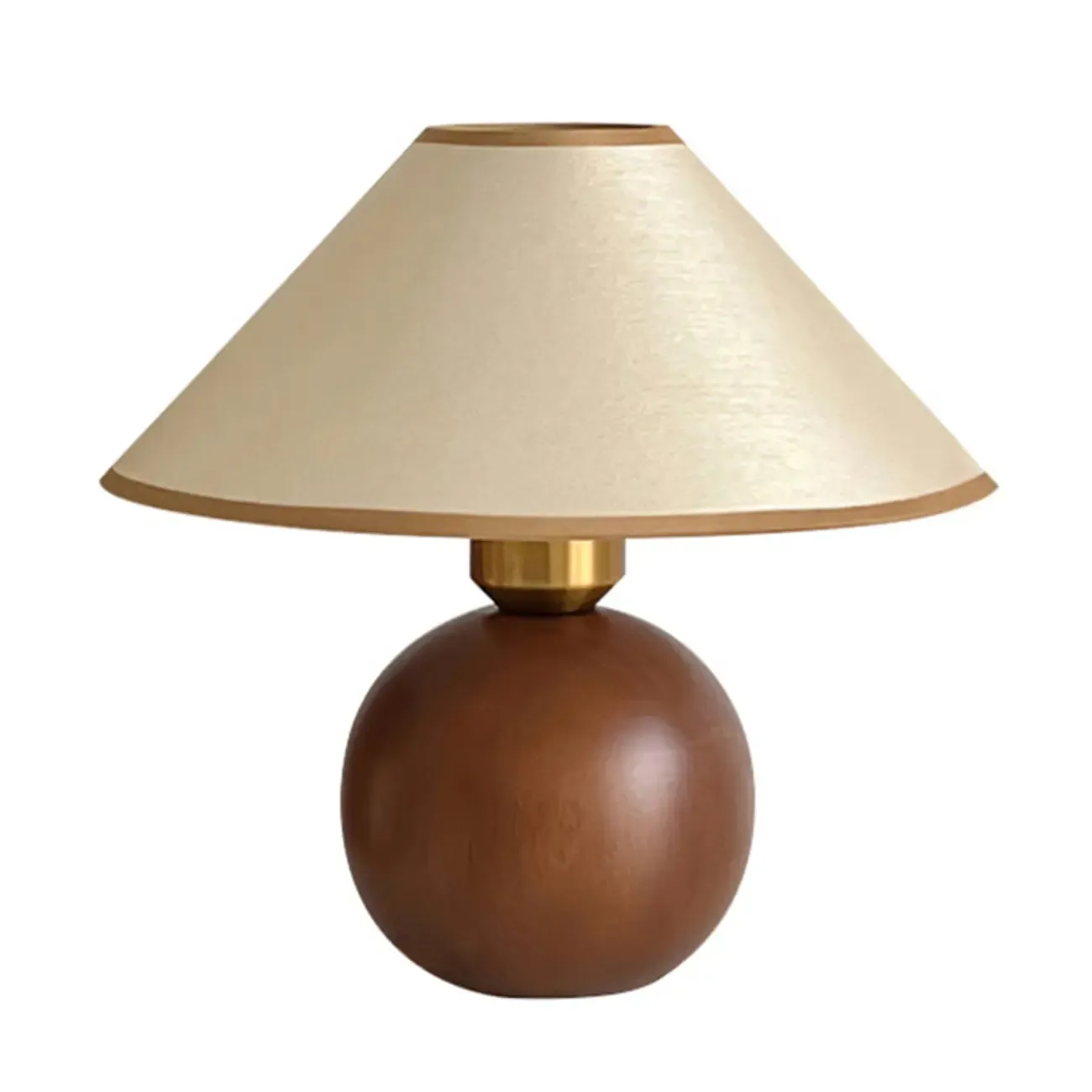 Modern Umbrella Shade Fabric LED Table Lamp for Bedroom Image - 5