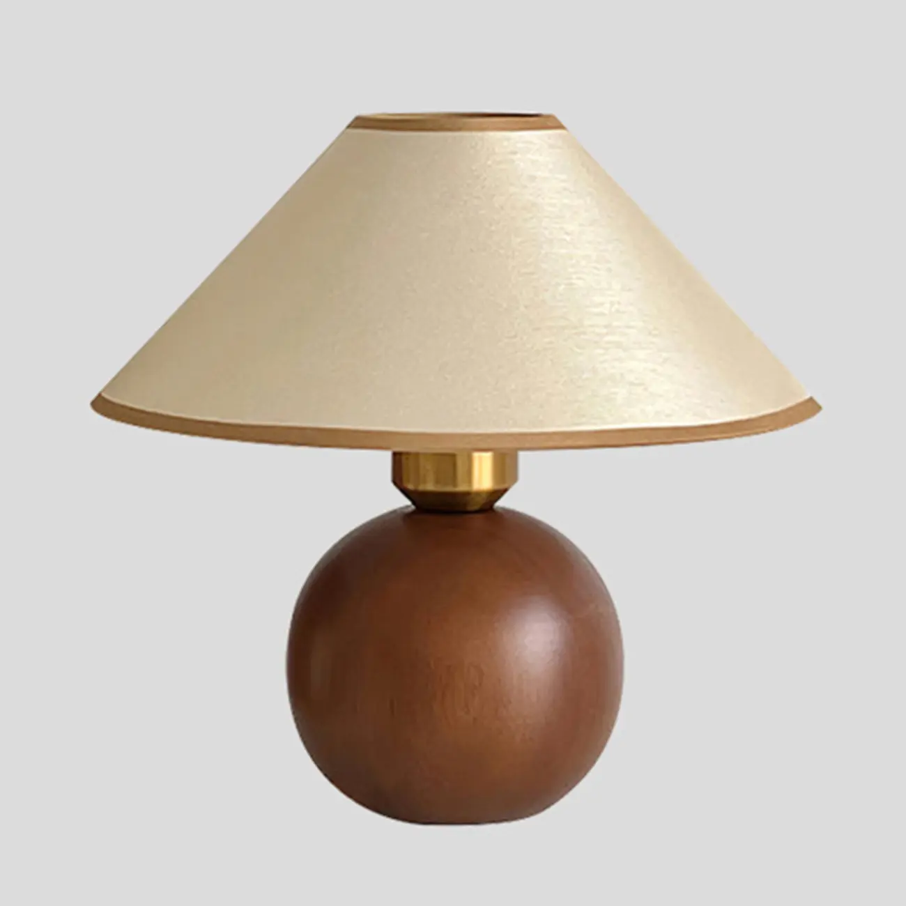 Modern Umbrella Shade Fabric LED Table Lamp for Bedroom Image - 7 | homeyfad