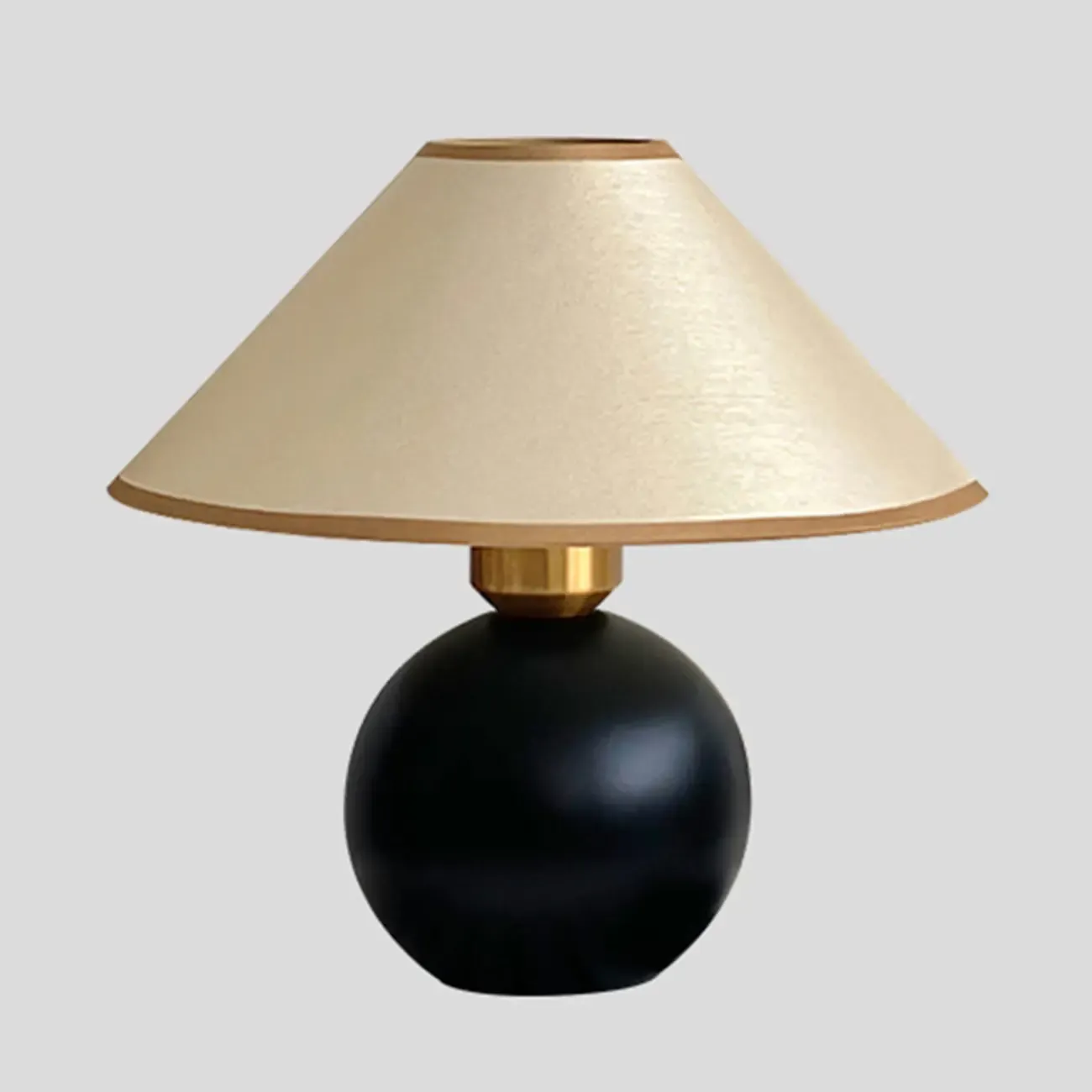 Modern Umbrella Shade Fabric LED Table Lamp for Bedroom Image - 8