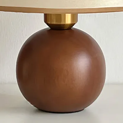 Modern Umbrella Shade Fabric LED Table Lamp for Bedroom Image - 10