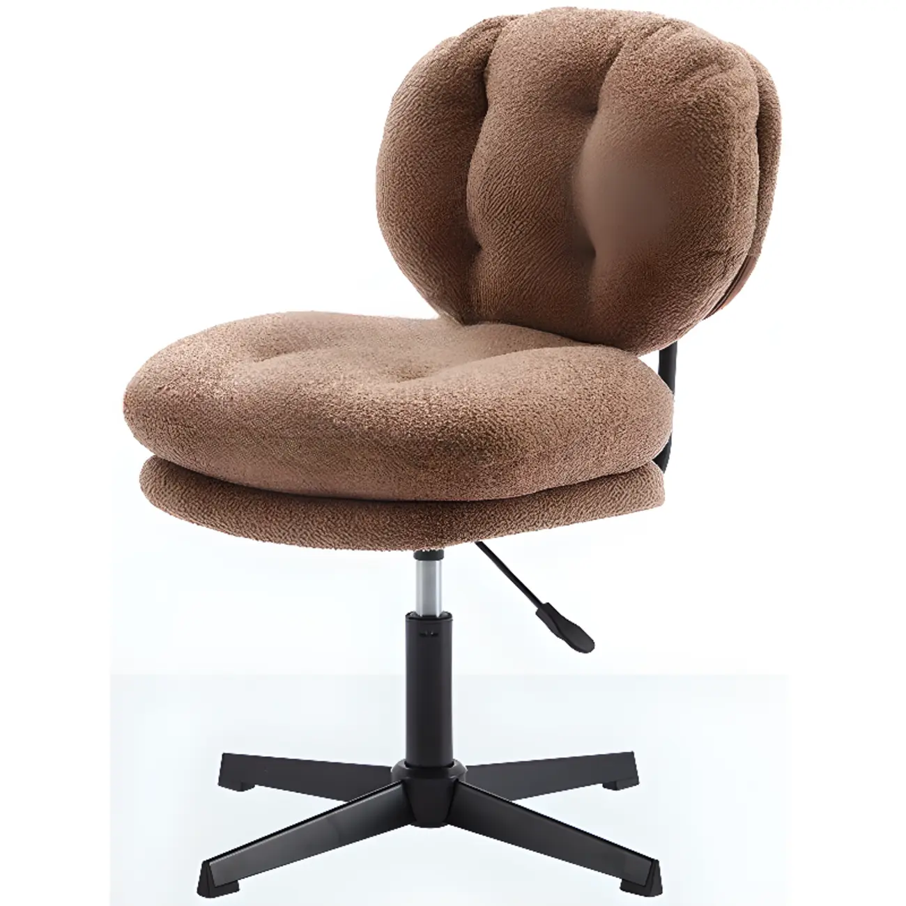 Modern Tufted Upholstered Ergonomic Swivel Office Chair Image - 7 | homeyfad