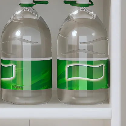 Narrow 6-Shelf White Wooden Bookcase with Cabinet Image - 9