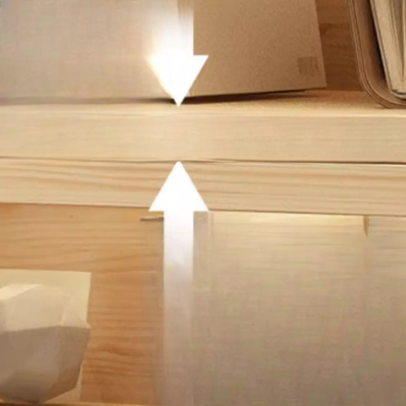 Natural Finish Flip-Top Wooden Bookcase with Glass Doors Image - 8 | homeyfad