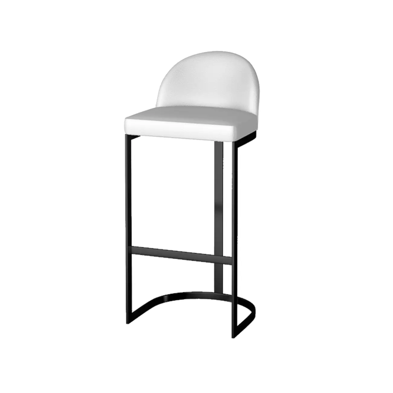 Rectangle White Marble Top Iron Base Dining Bar Table Image - 4 | homeyfad