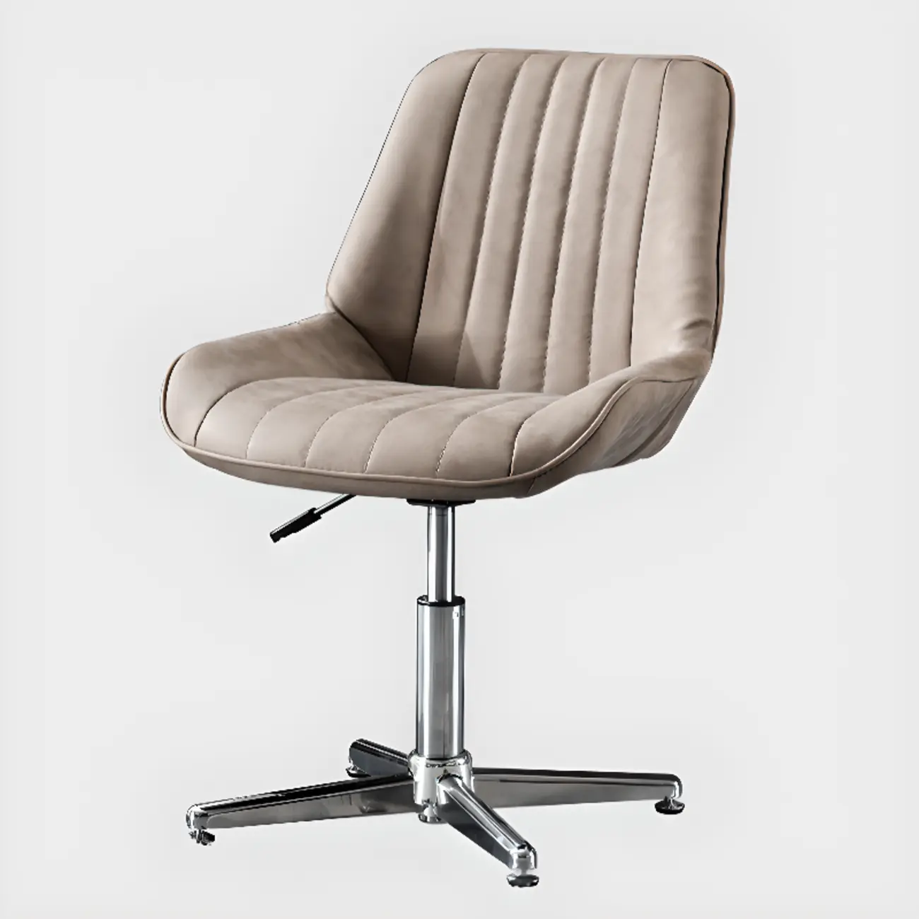 Modern Swivel Upholstered Minimalist Ergonomic Office Chair Image - 4 | homeyfad