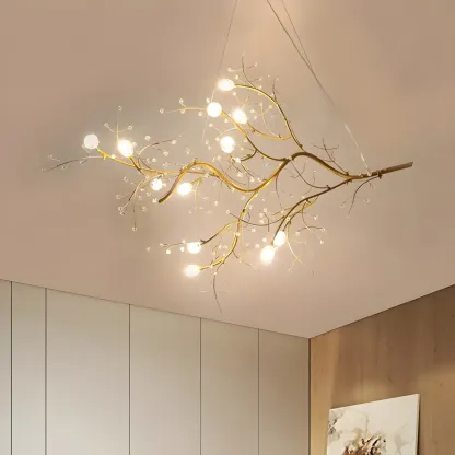 Modern Metal Branch LED Pendant Chandelier Image - 3
