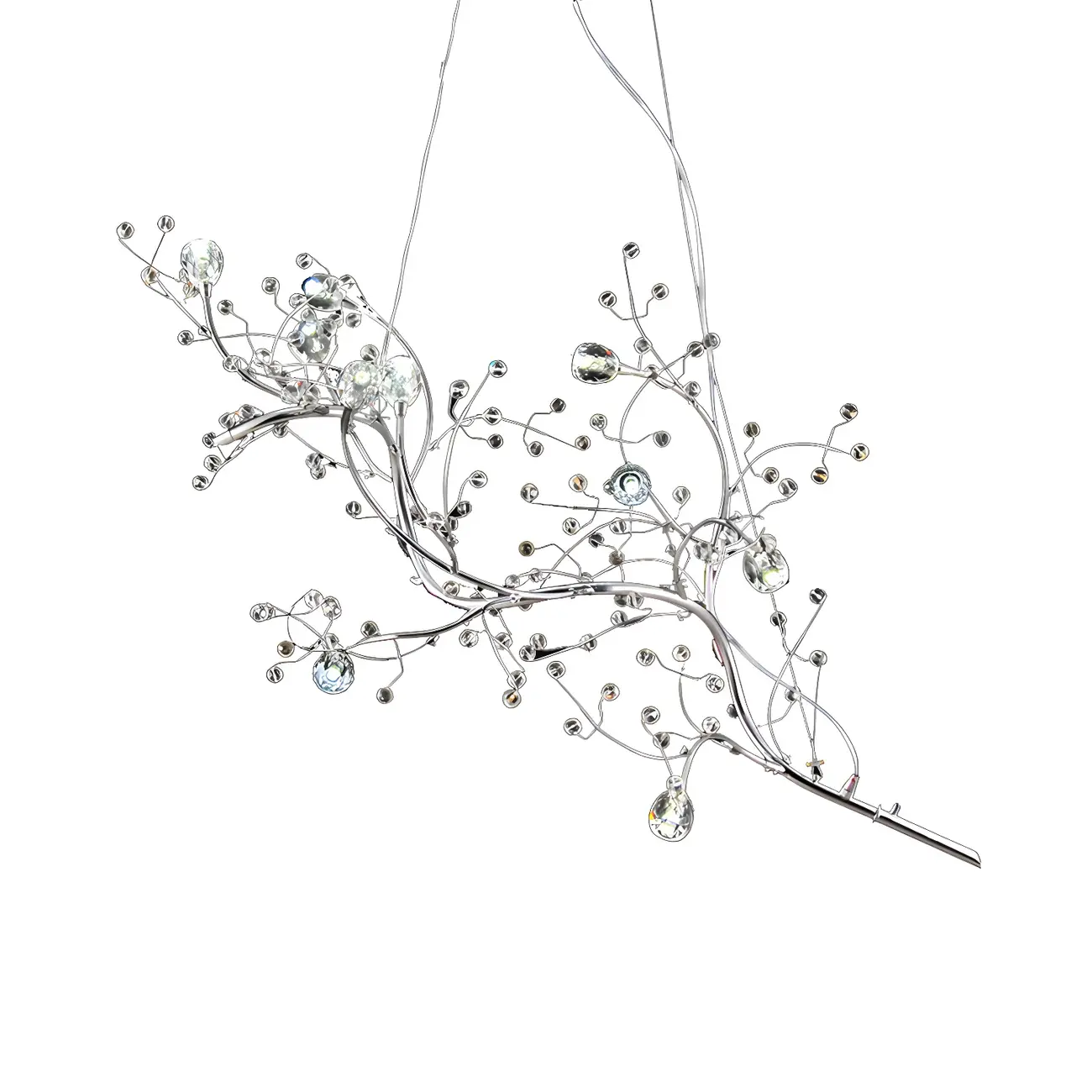 Modern Metal Branch LED Pendant Chandelier Image - 5 | homeyfad