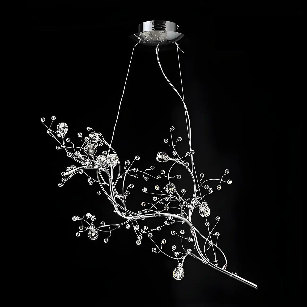 Modern Metal Branch LED Pendant Chandelier Image - 6