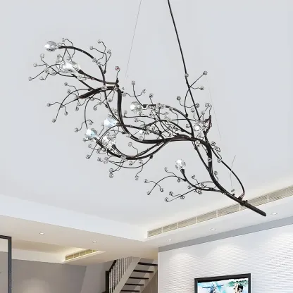Modern Metal Branch LED Pendant Chandelier Image - 2
