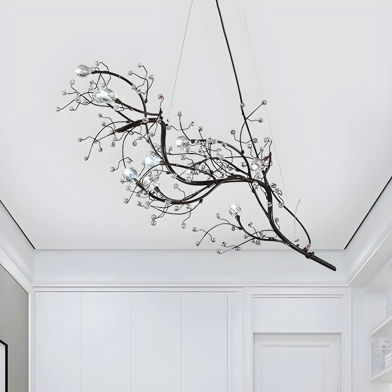 Modern Metal Branch LED Pendant Chandelier Image - 8 | homeyfad