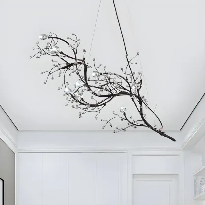 Modern Metal Branch LED Pendant Chandelier Image - 8