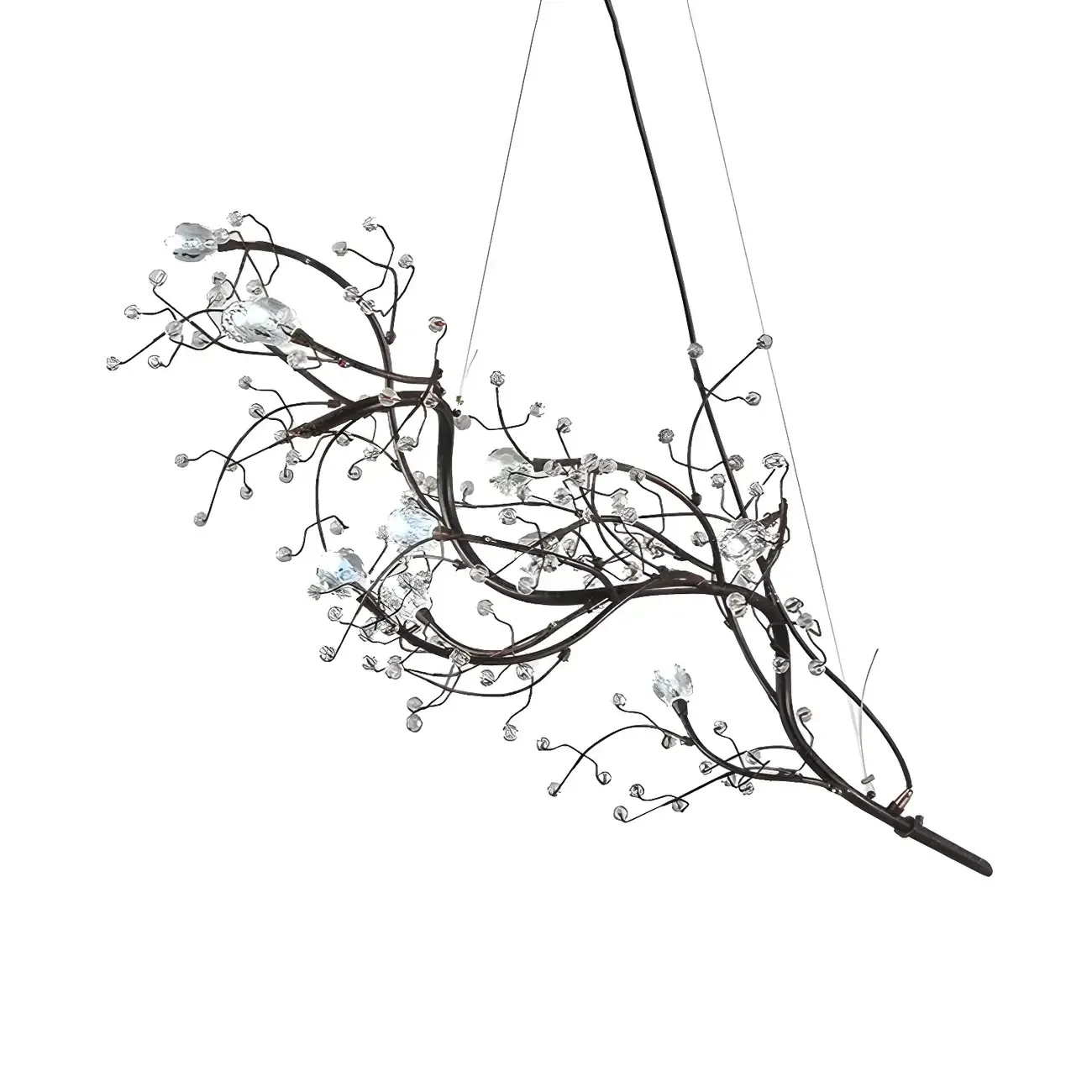 Modern Metal Branch LED Pendant Chandelier Image - 9