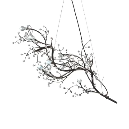 Modern Metal Branch LED Pendant Chandelier Image - 9